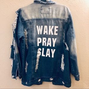 The style between us - inspirational frayed jacket